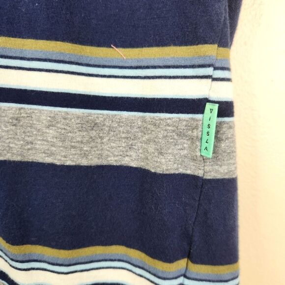 Vissla Short Sleeve Colorblock Crewneck Tee Size Medium - Picture 5 of 7